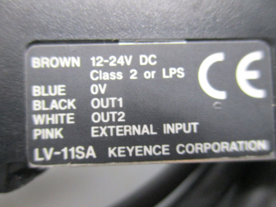 KEYENCE LV-11SA 12-24VDC (AS PICTURED) UNMP