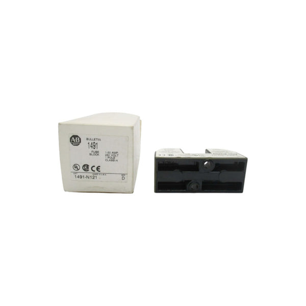 ALLEN BRADLEY 1491-N121 SER.D 1-30A 250V (WH) NSMP