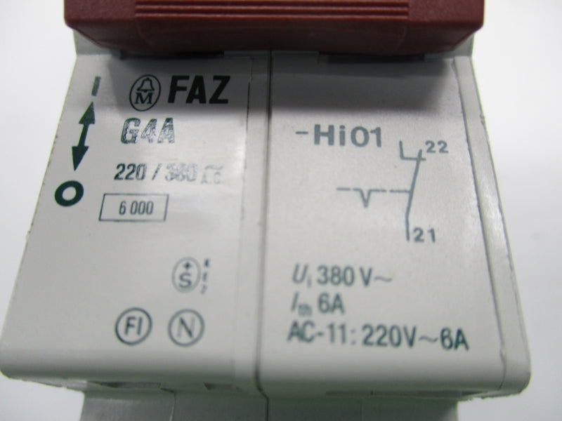 KLOCKNER MOELLER FAZG4-HI01 380V 5A (PKG OF 5) NSMP