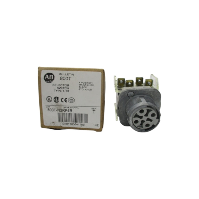 ALLEN BRADLEY 800T-N2KF4B SER.T (BR/WH) NSMP
