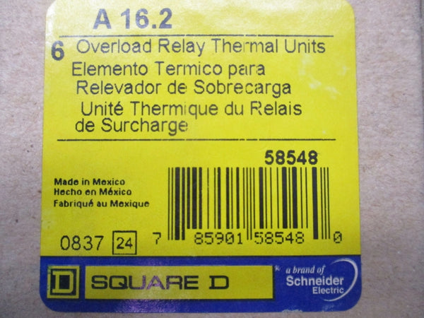 SQUARE D A16.2 (PKG OF 6) NSMP