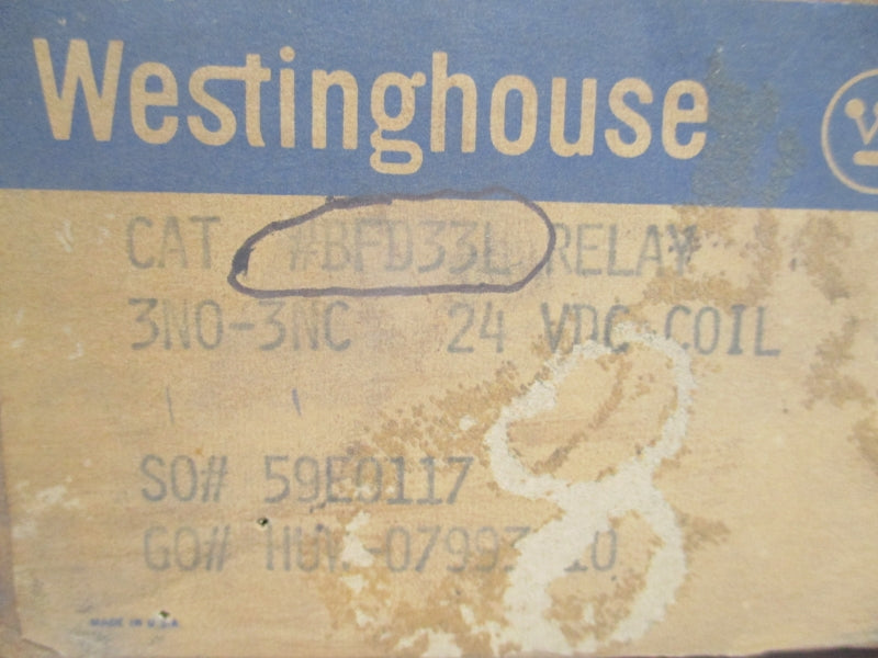 WESTINGHOUSE BFD33L 300VAC 10A NSMP