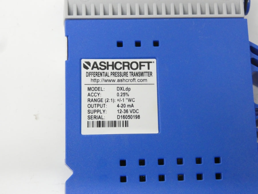 ASHCROFT DXLDP DX3F0142ST1IWL-XDLPV21 12-36VDC NSMP