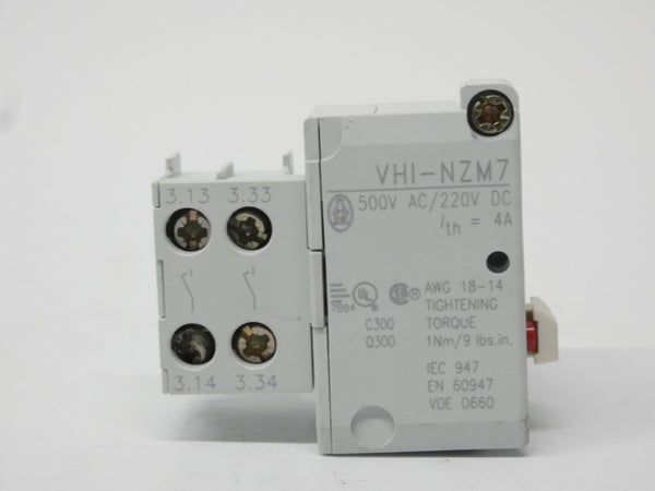 INDUSTRIAL SPARE PART VHI-NZM7 500VAC 4A NSNP
