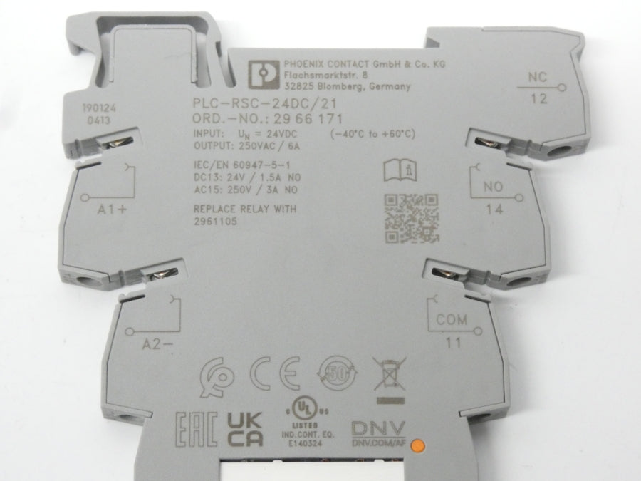 PHOENIX CONTACT PLC-RSC-24DC/21 2966171 24VDC 6A NSNP