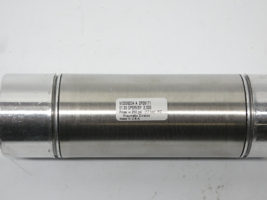 PNEUMATIC DIVISION WD536204 01.50DPSRVSY2.000 250PSI NSNP
