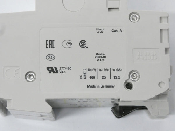 ABB S202PK6A 253/440VAC 6A NSNP