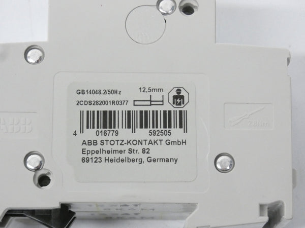 ABB S202PK6A 253/440VAC 6A NSNP