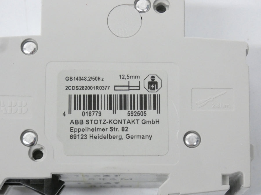 ABB S202PK6A 253/440VAC 6A NSNP