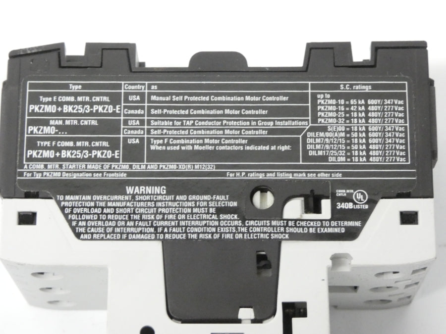 KLOCKNER MOELLER PKZM0-16 600V 10-16A NSNP