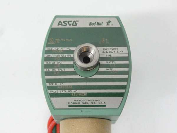 ASCO 8314H036 110/120V 145PSI 1/4" NSNP