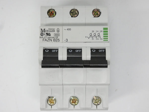 KLOCKNER MOELLER FAZNB25-3 277/480VAC 25A NSNP