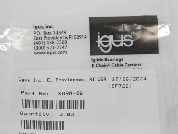 IGUS KARM-6 (PKG OF 2) NSMP