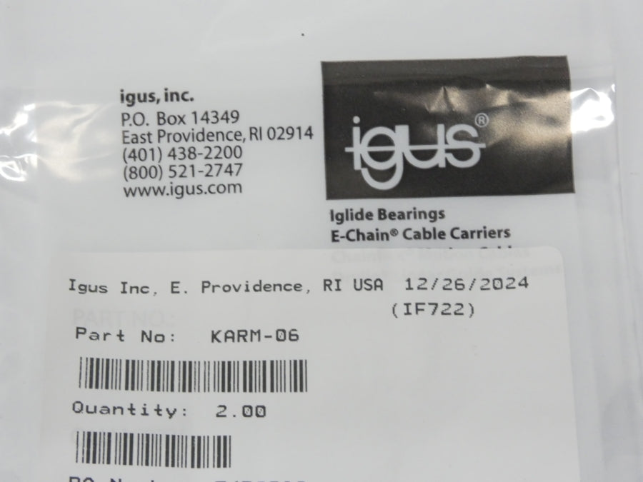 IGUS KARM-6 (PKG OF 2) NSMP