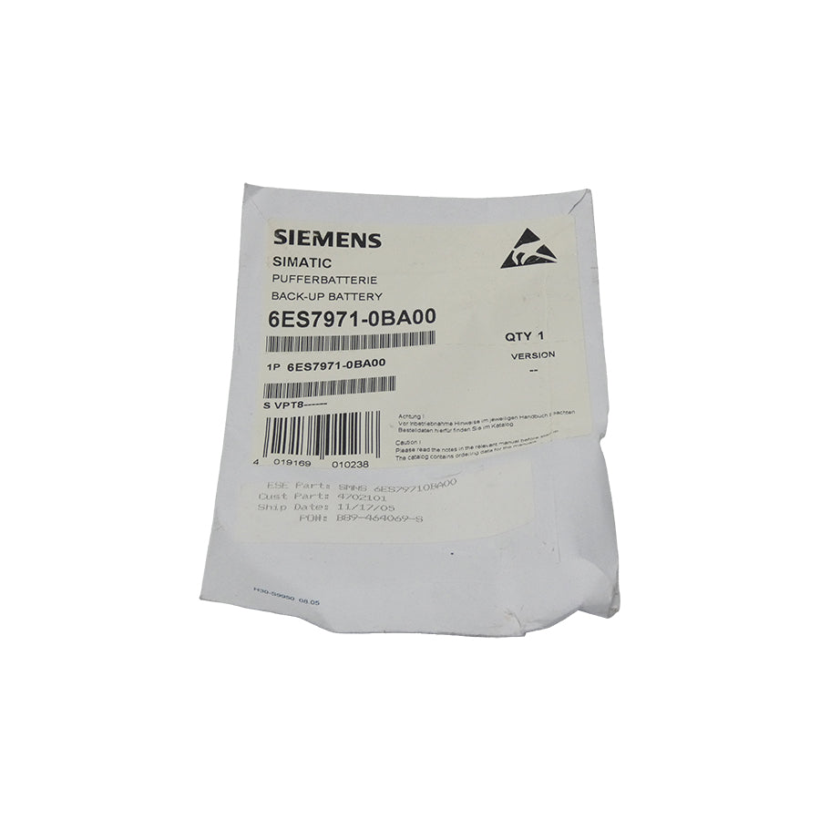 SIEMENS 6ES7971-0BA00 NSFS