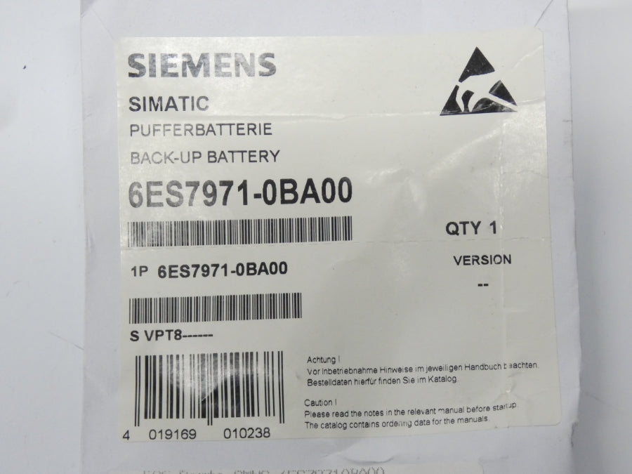 SIEMENS 6ES7971-0BA00 NSFS