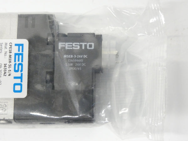 FESTO CPE18-M1H-5L-1/4 163142 3-24VDC NSMP