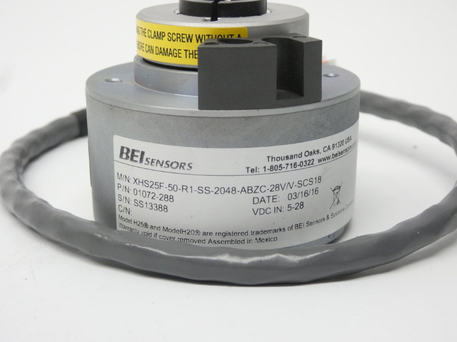 BEI XHS25F-50-R1-SS-2048-ABZC-28V/V-SCS18 01072-288 5-28VDC NSNP