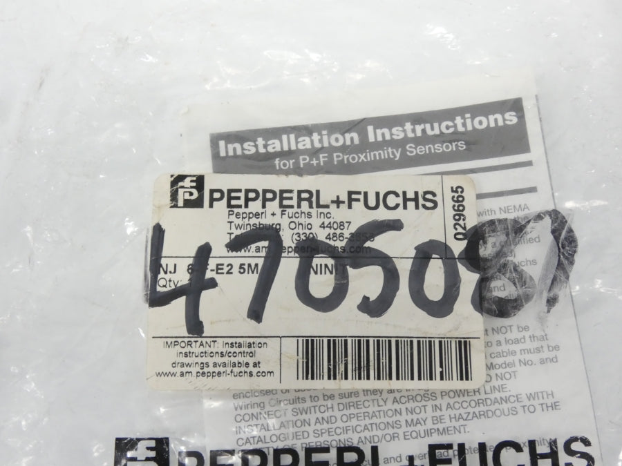 PEPPERL+FUCHS NJ6-F-E2 29665 NSMP