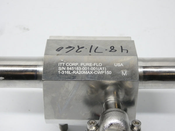ITT PURE-FLO 1-316L-RA20MAX-CWP150 (AS PICTURED) NSNP