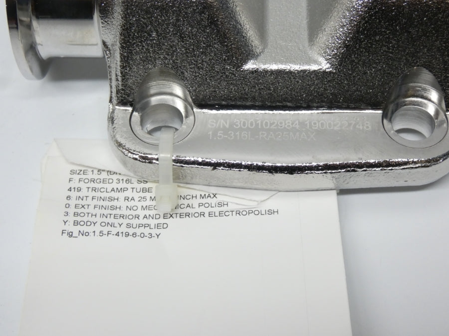 ITT 1.5-F-419-6-0-3-Y 1.5-316L-RA25MAX NSNP