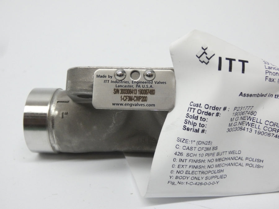 ITT 1-C-426-0-0-0-Y 1-CF3M-CWP200 NSNP