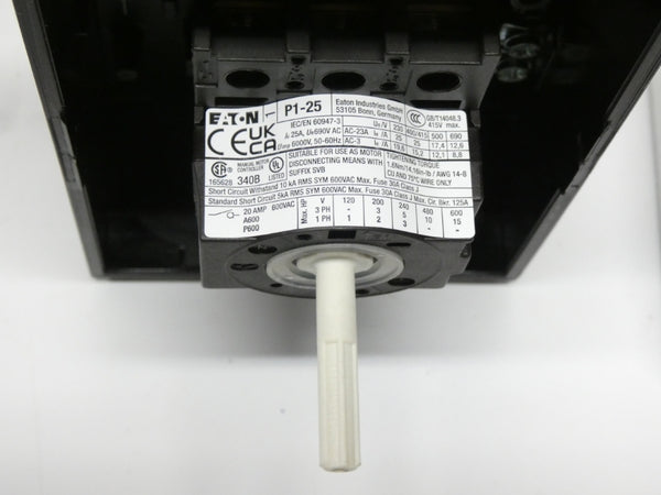 EATON P1-25/I2/SVB 690V 25A NSMP