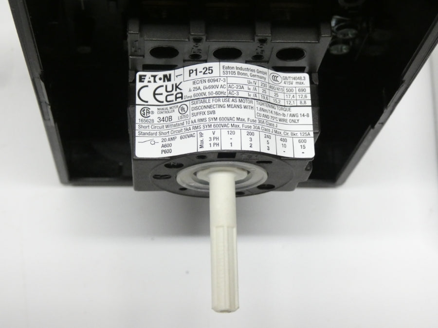 EATON P1-25/I2/SVB 690V 25A NSMP