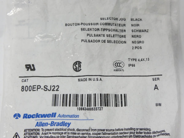 INDUSTRIAL SPARE PART 800EP-SJ22 SER. A NSMP