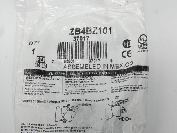 SCHNEIDER ELECTRIC ZB4BZ101 37017 NSMP