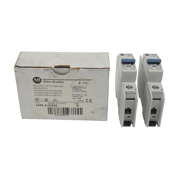 INDUSTRIAL SPARE PART 1489-A1D080 SER. A 277VAC 8A (PKG OF 2) NSMP