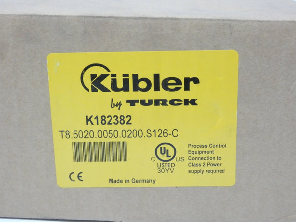TURCK T8.5020.0050.0200.S126-C K182382 10-30VDC NSMP