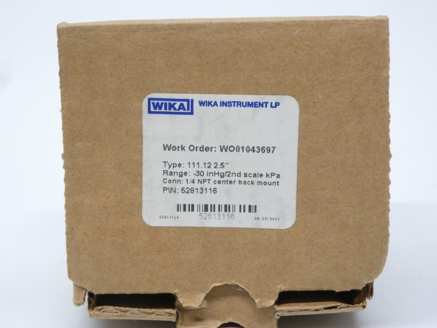 WIKA 52813116 111.12 2.5" NSMP