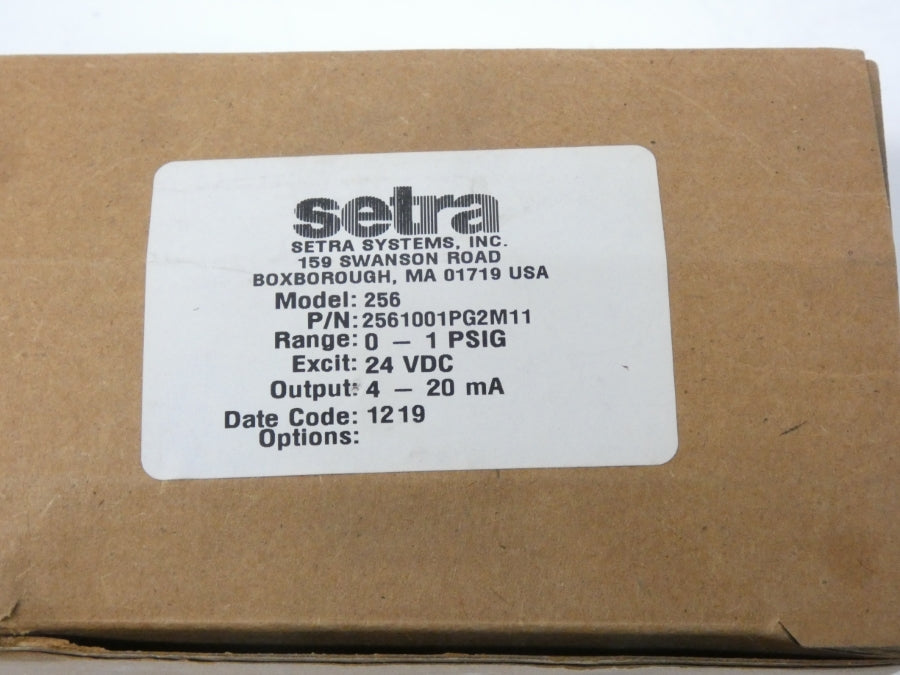 SETRA 2561001PG2M11 24VDC 0-1PSI NSMP