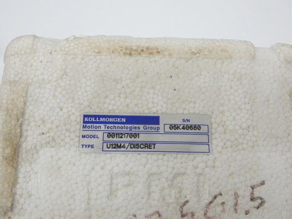KOLLMORGEN 0011217001 U12M4/DISCRET NSMP