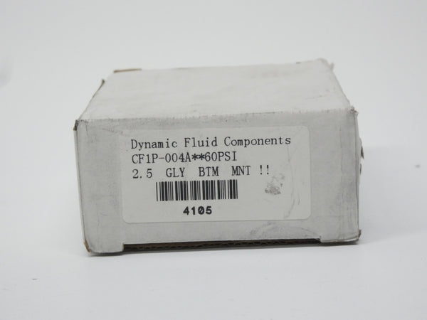 DYNAMIC FLUID COMPONENTS CF1P-004A 0-60PSI NSMP