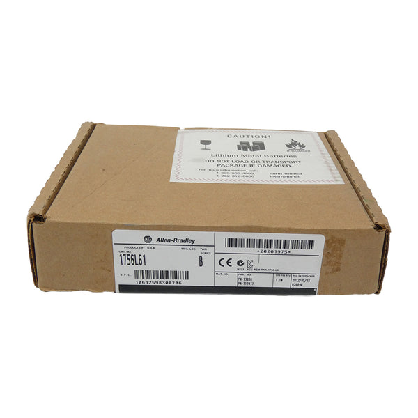 INDUSTRIAL SPARE PART 1756-L61 SER. B F/W 1.10 DATE: 2012 NSFS