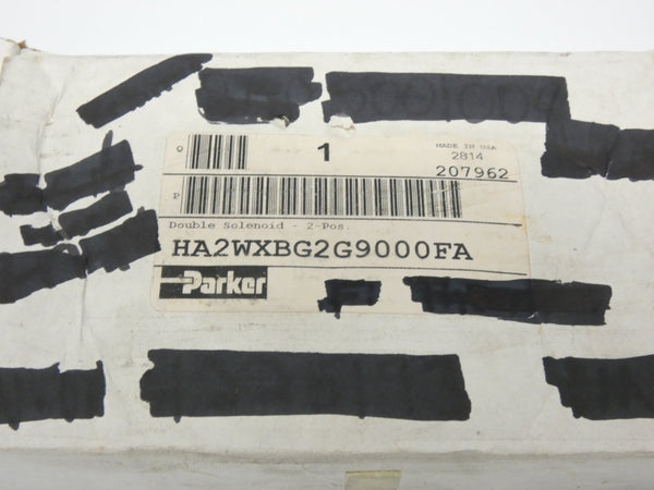 PARKER HA2WXBG2G9000FA 24VDC 145PSI NSMP