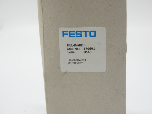 FESTO HEL-D-MIDI 170691 240PSI NSMP