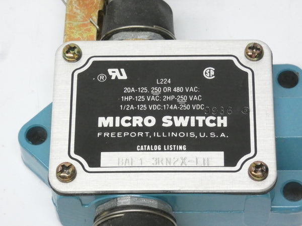 MICROSWITCH BAF1-3RN2X-LH 480VAC 20A (BLUE) NSNP