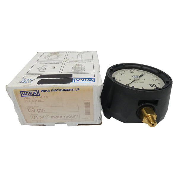 WIKA 9834839 213.344.5" 60PSI 1/4" NSMP