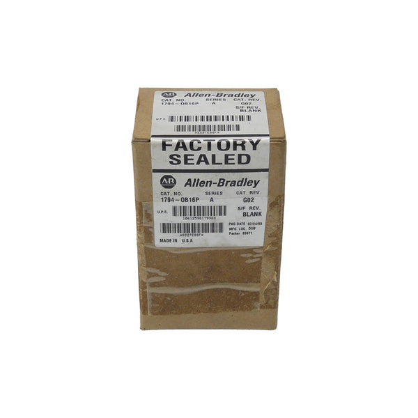 INDUSTRIAL SPARE PART 1794-OB16P SER. A REV. G02 DATE: 2003 NSFS