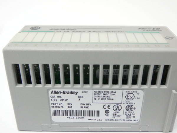 INDUSTRIAL SPARE PART 1794-OB16P SER. A REV. G02 24VDC NSMP