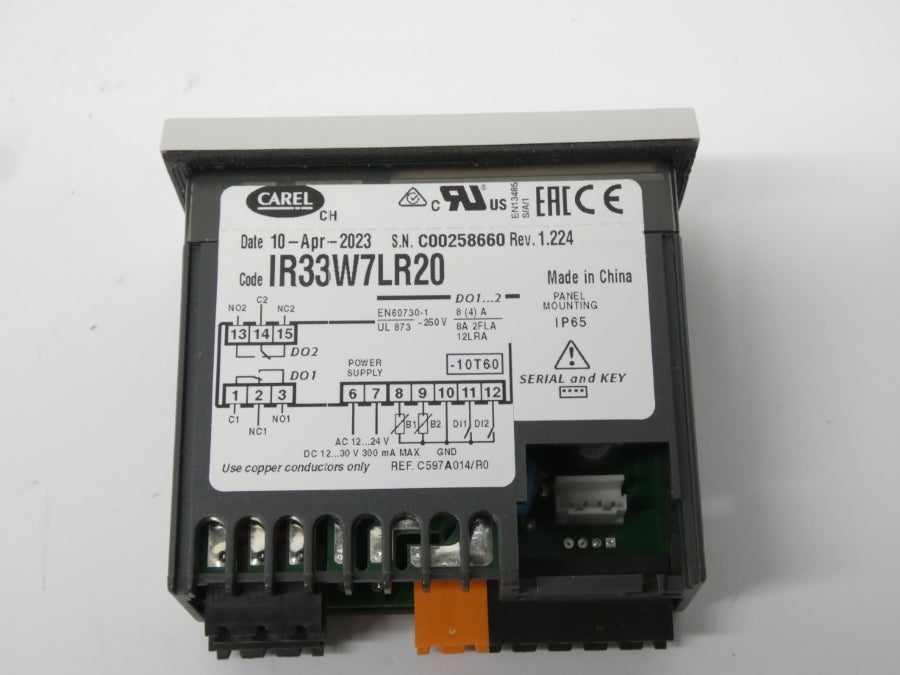 CAREL IR33W7LR20 REV. 1.224 12-30VDC 8A NSMP