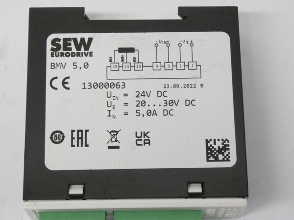 SEW EURODRIVE BMV5.0 13000063 24VDC 5A NSNP