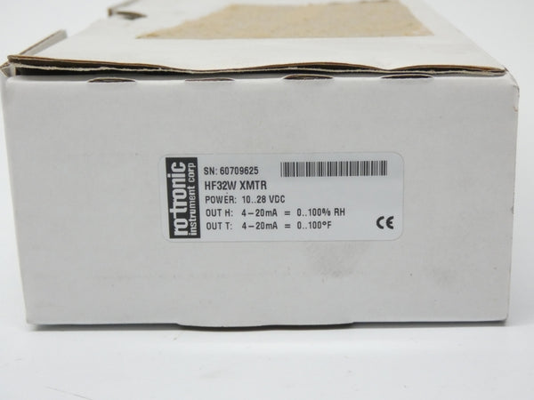ROTRONIC HF32WXMTR HF320-WB1XXXXX 10-28VDC NSMP