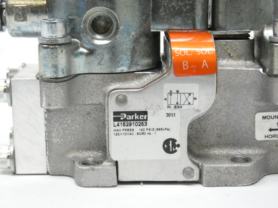 PARKER L4152910253 K175903553 110/120VAC 140PSI (AS PICTURED) NSNP