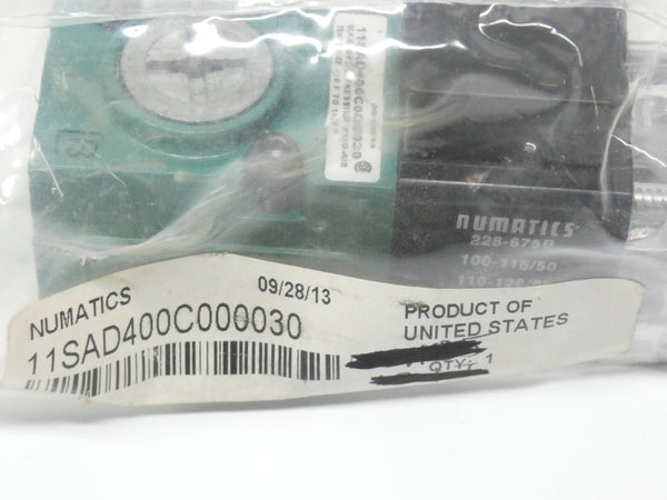 NUMATICS 11SAD400C000030 110-120V NSMP