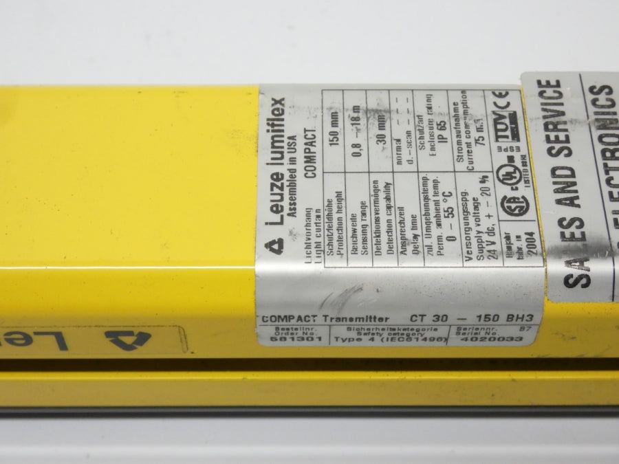 LEUZE CT30-150BH3 581301 24VDC NSNP