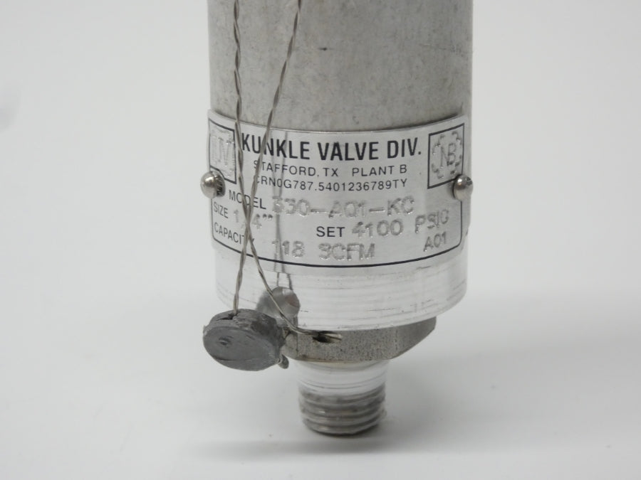 KUNKLE 330-A01-KC 4100PSI 1/4" NSMP